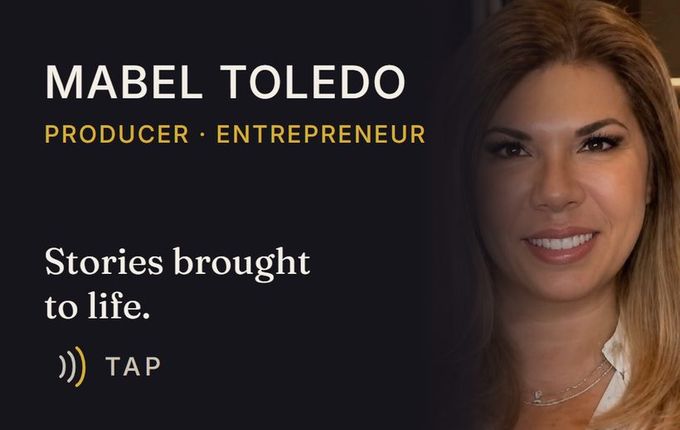 Mabel Toledo, front of the printed card